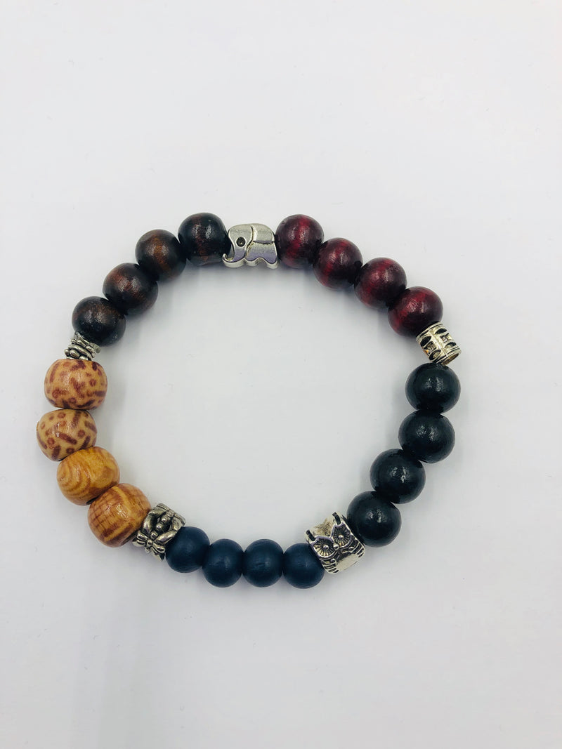 Multi Colored Beads Bracelet