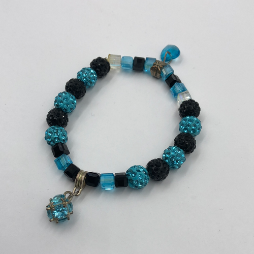 Aquamarine Blue Crystal Bracelet