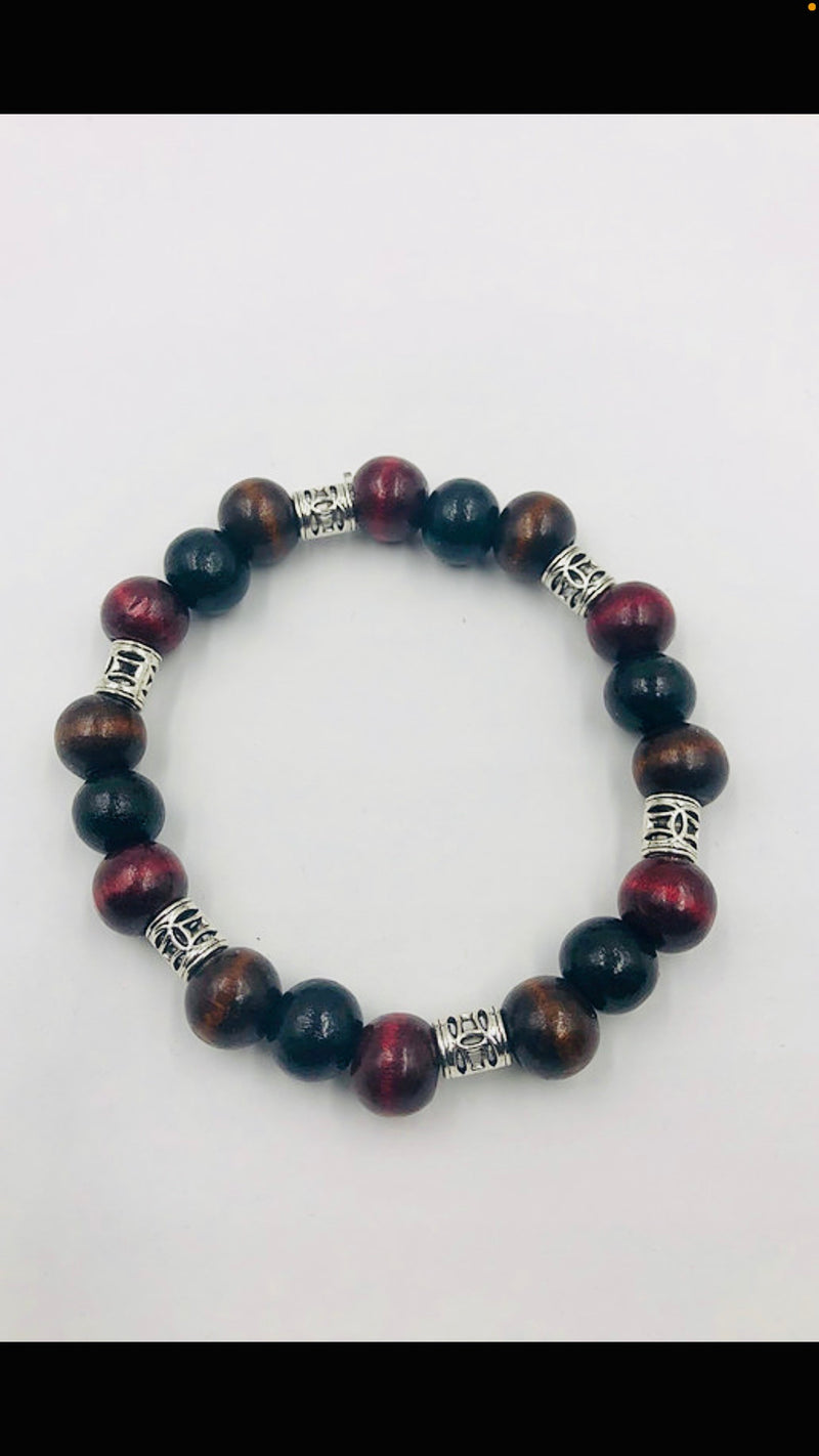 Men’s Multi Colored Beaded Bracelet